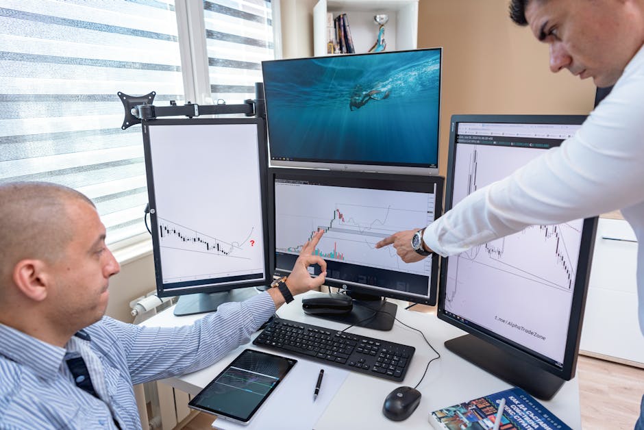 Line graph showing the volatility of cryptocurrency prices over time