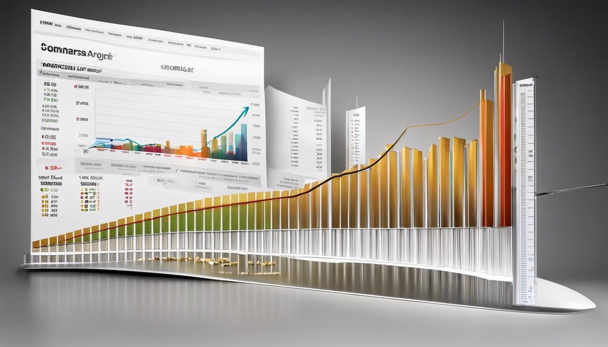 An image of a chart showing the exponential growth of wealth through compounding